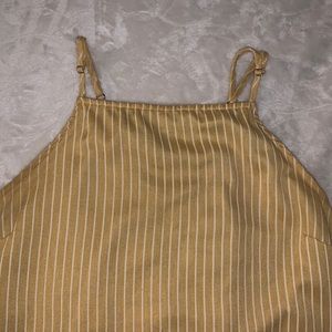 Yellow Striped Tank